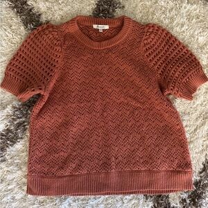 Madewell Women's Coral Short Sleeve Sweater